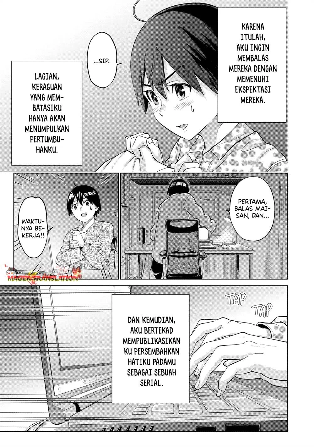 Koukousei WEB Sakka no Mote Seikatsu “Anta ga Kami Sakka na Wakenai desho” to Boku wo Futta Osananajimi ga Koukaishiteru kedo Mou Osoi Chapter 15 Gambar 18