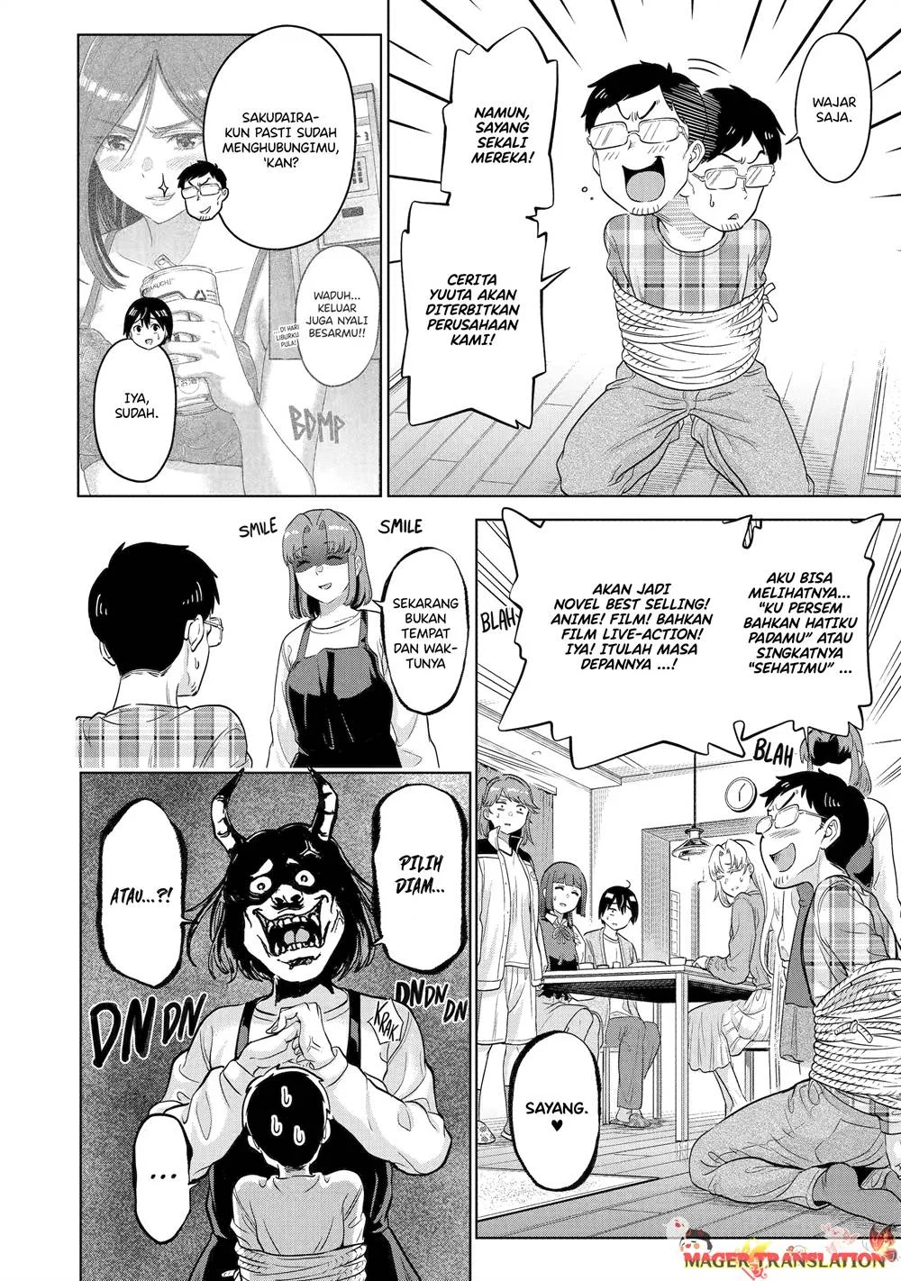 Koukousei WEB Sakka no Mote Seikatsu “Anta ga Kami Sakka na Wakenai desho” to Boku wo Futta Osananajimi ga Koukaishiteru kedo Mou Osoi Chapter 15 Gambar 9