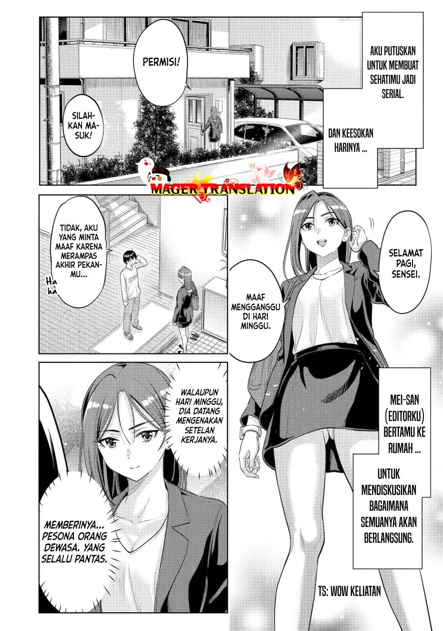 Koukousei WEB Sakka no Mote Seikatsu “Anta ga Kami Sakka na Wakenai desho” to Boku wo Futta Osananajimi ga Koukaishiteru kedo Mou Osoi Chapter 16 Gambar 3