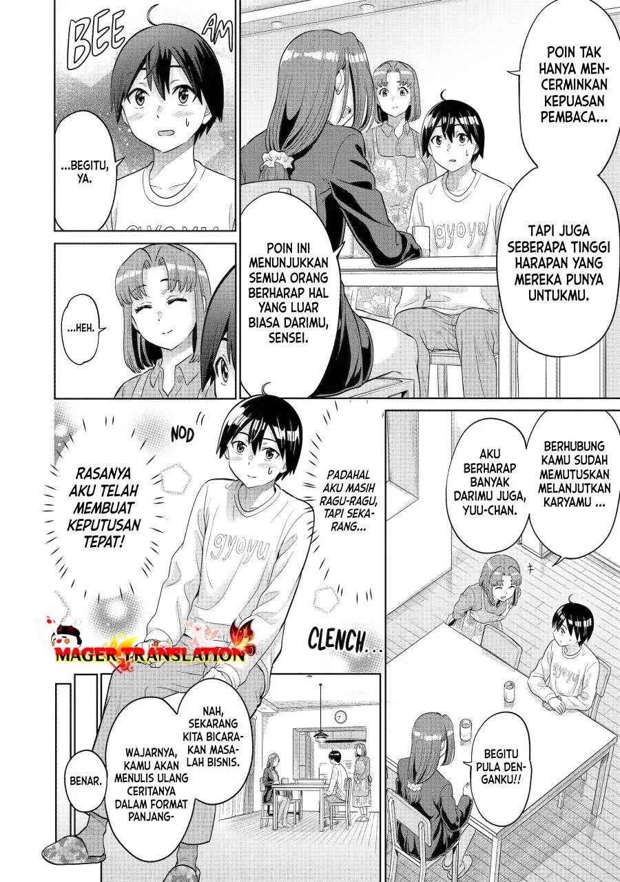 Koukousei WEB Sakka no Mote Seikatsu “Anta ga Kami Sakka na Wakenai desho” to Boku wo Futta Osananajimi ga Koukaishiteru kedo Mou Osoi Chapter 16 Gambar 7