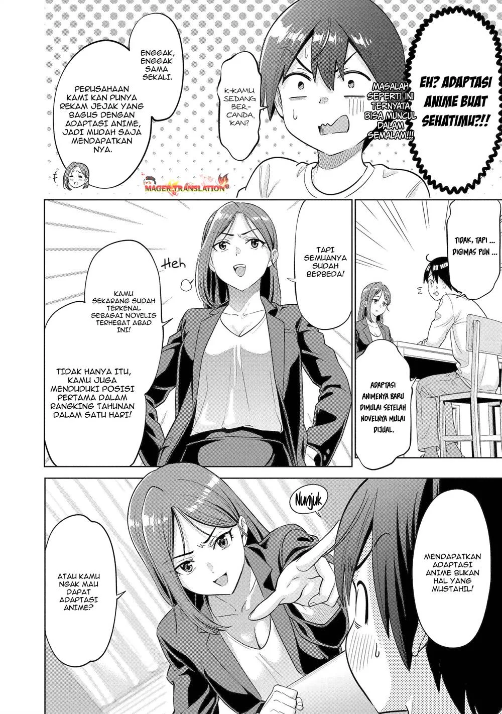 Koukousei WEB Sakka no Mote Seikatsu “Anta ga Kami Sakka na Wakenai desho” to Boku wo Futta Osananajimi ga Koukaishiteru kedo Mou Osoi Chapter 16 Gambar 9