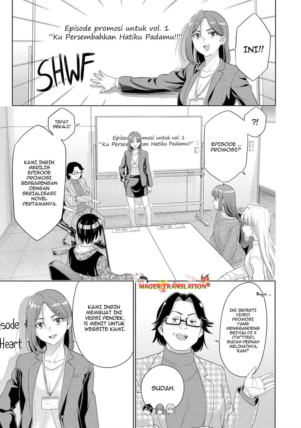 Koukousei WEB Sakka no Mote Seikatsu “Anta ga Kami Sakka na Wakenai desho” to Boku wo Futta Osananajimi ga Koukaishiteru kedo Mou Osoi Chapter 17 Gambar 18