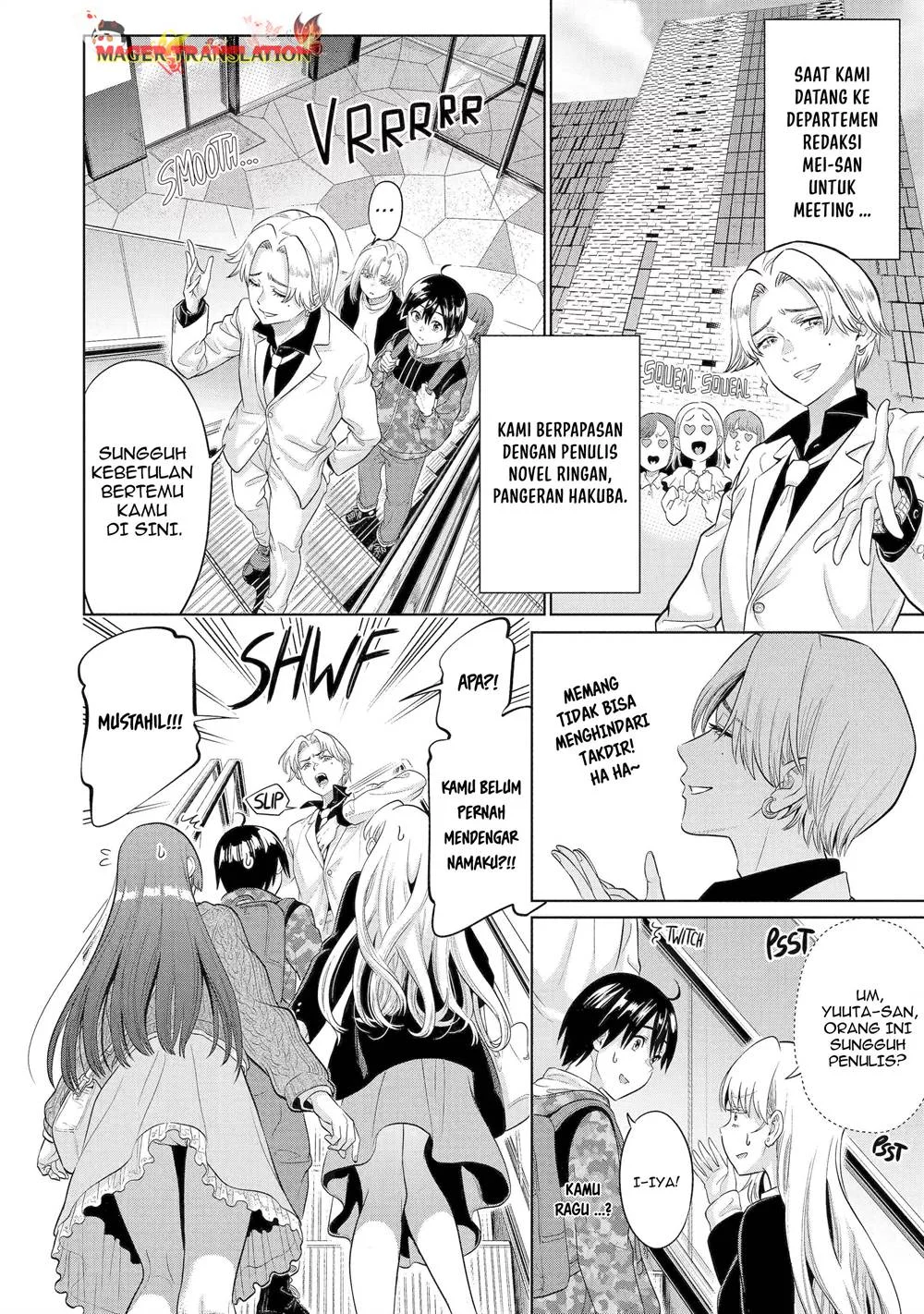 Koukousei WEB Sakka no Mote Seikatsu “Anta ga Kami Sakka na Wakenai desho” to Boku wo Futta Osananajimi ga Koukaishiteru kedo Mou Osoi Chapter 17 Gambar 3