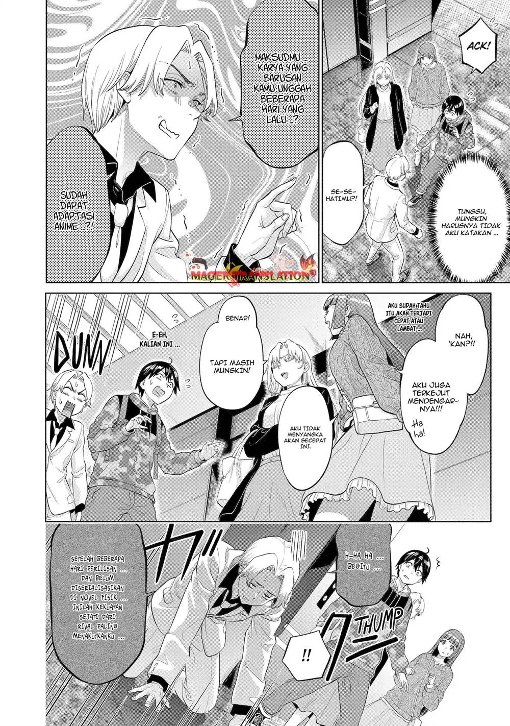 Koukousei WEB Sakka no Mote Seikatsu “Anta ga Kami Sakka na Wakenai desho” to Boku wo Futta Osananajimi ga Koukaishiteru kedo Mou Osoi Chapter 17 Gambar 9