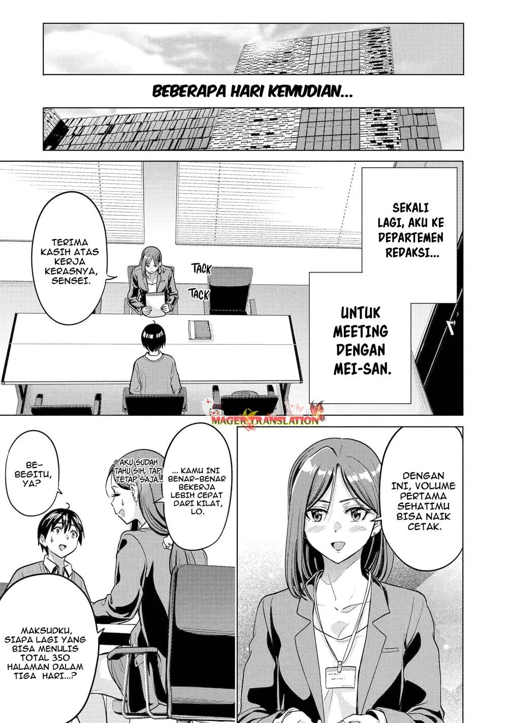 Koukousei WEB Sakka no Mote Seikatsu “Anta ga Kami Sakka na Wakenai desho” to Boku wo Futta Osananajimi ga Koukaishiteru kedo Mou Osoi Chapter 19 Gambar 18