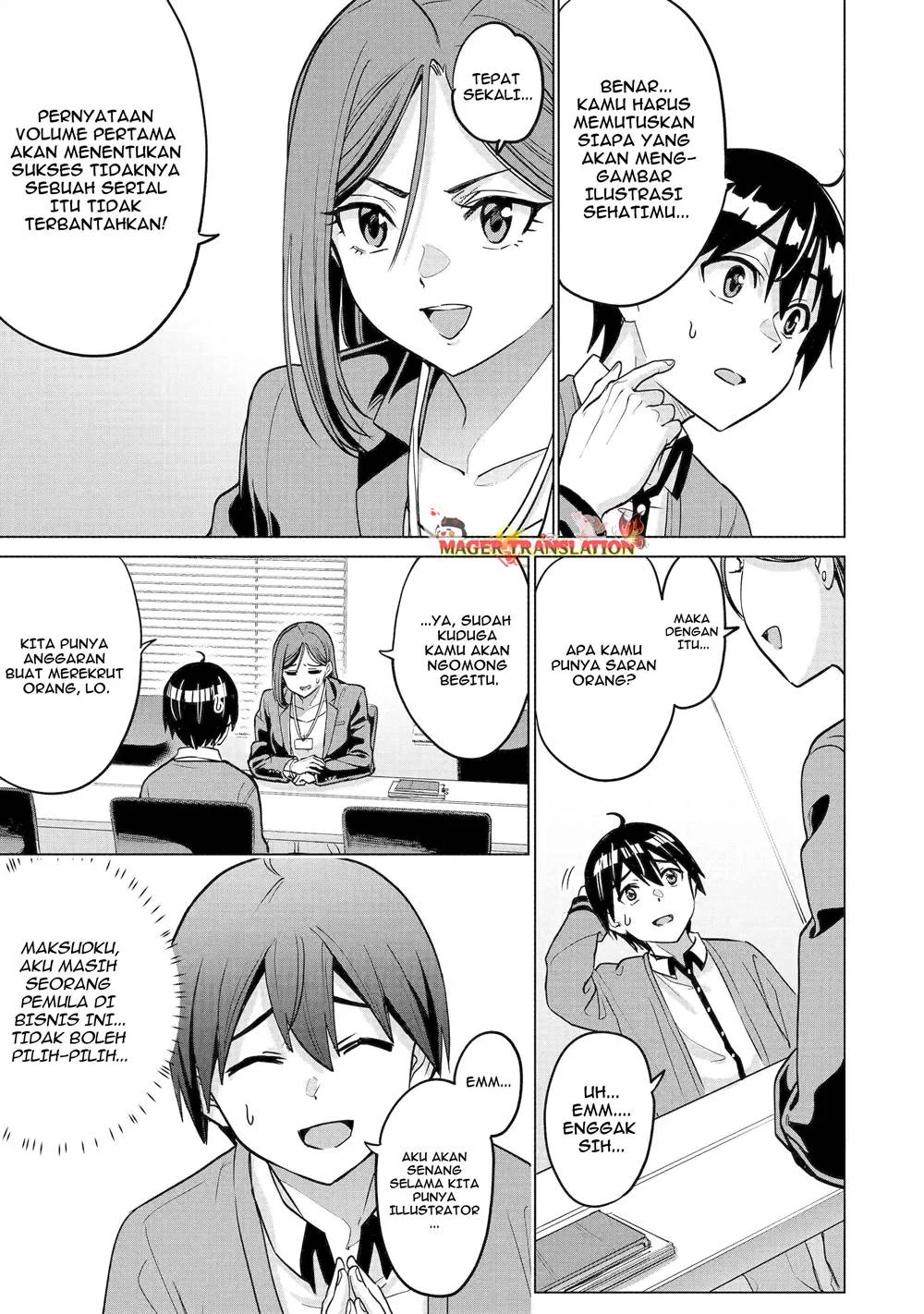 Koukousei WEB Sakka no Mote Seikatsu “Anta ga Kami Sakka na Wakenai desho” to Boku wo Futta Osananajimi ga Koukaishiteru kedo Mou Osoi Chapter 19 Gambar 20