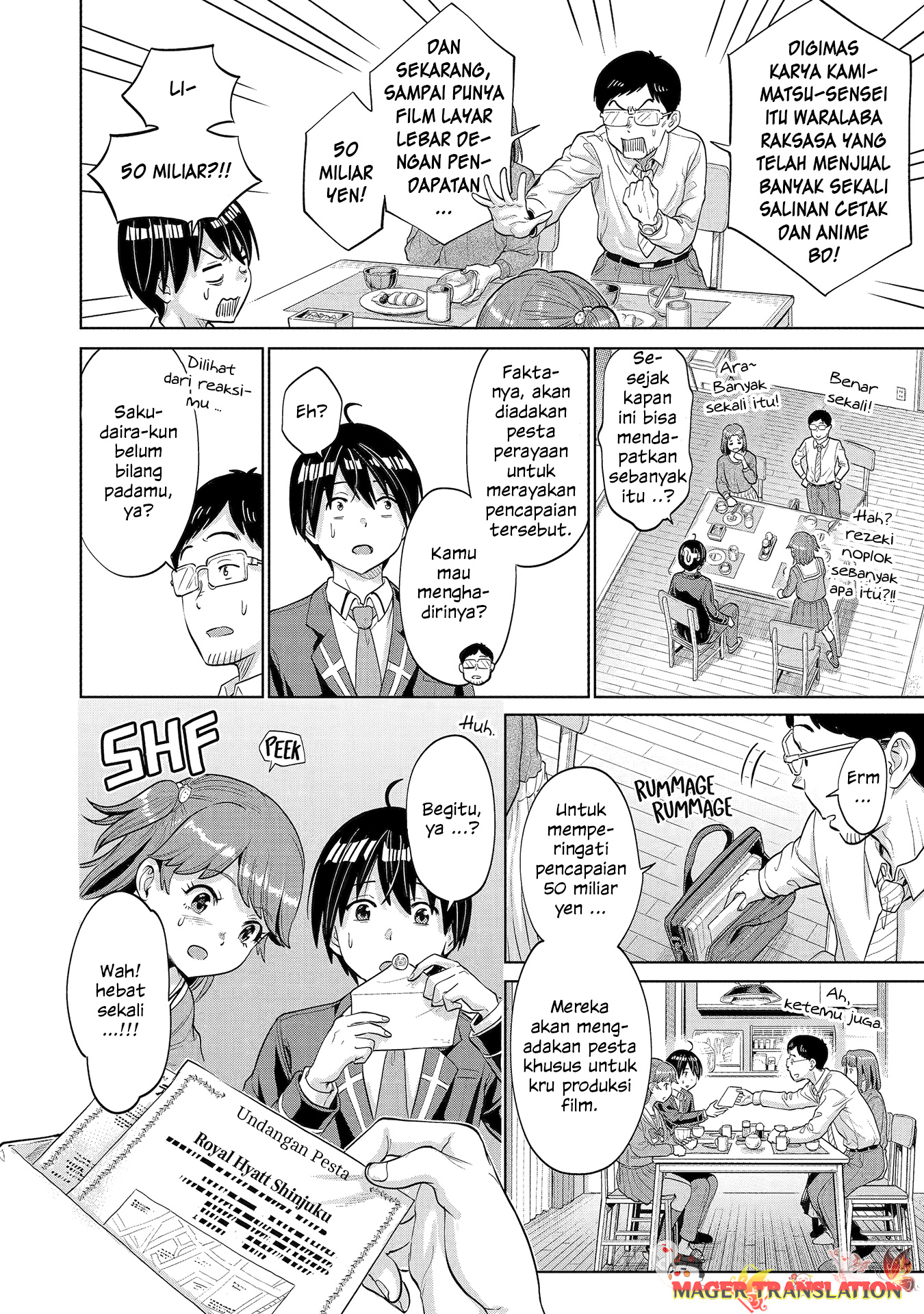 Koukousei WEB Sakka no Mote Seikatsu “Anta ga Kami Sakka na Wakenai desho” to Boku wo Futta Osananajimi ga Koukaishiteru kedo Mou Osoi Chapter 2 Gambar 25