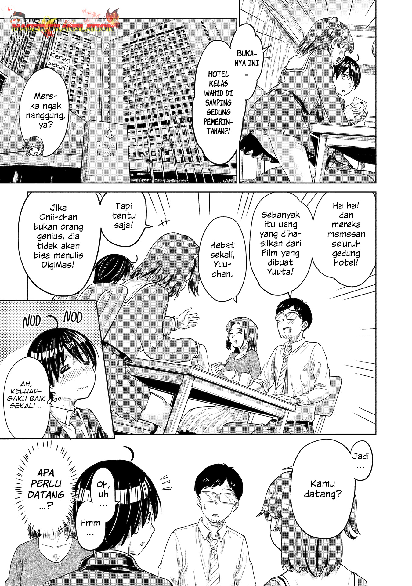 Koukousei WEB Sakka no Mote Seikatsu “Anta ga Kami Sakka na Wakenai desho” to Boku wo Futta Osananajimi ga Koukaishiteru kedo Mou Osoi Chapter 2 Gambar 26