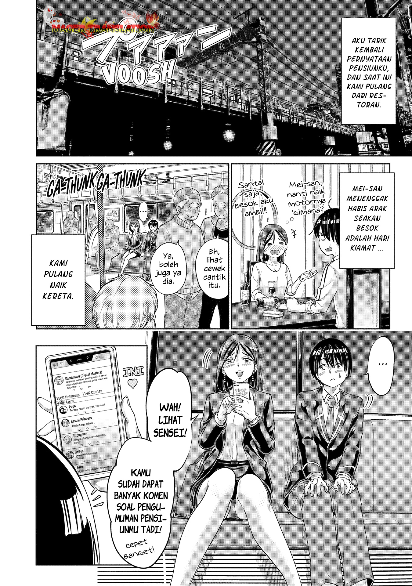 Koukousei WEB Sakka no Mote Seikatsu “Anta ga Kami Sakka na Wakenai desho” to Boku wo Futta Osananajimi ga Koukaishiteru kedo Mou Osoi Chapter 2 Gambar 3