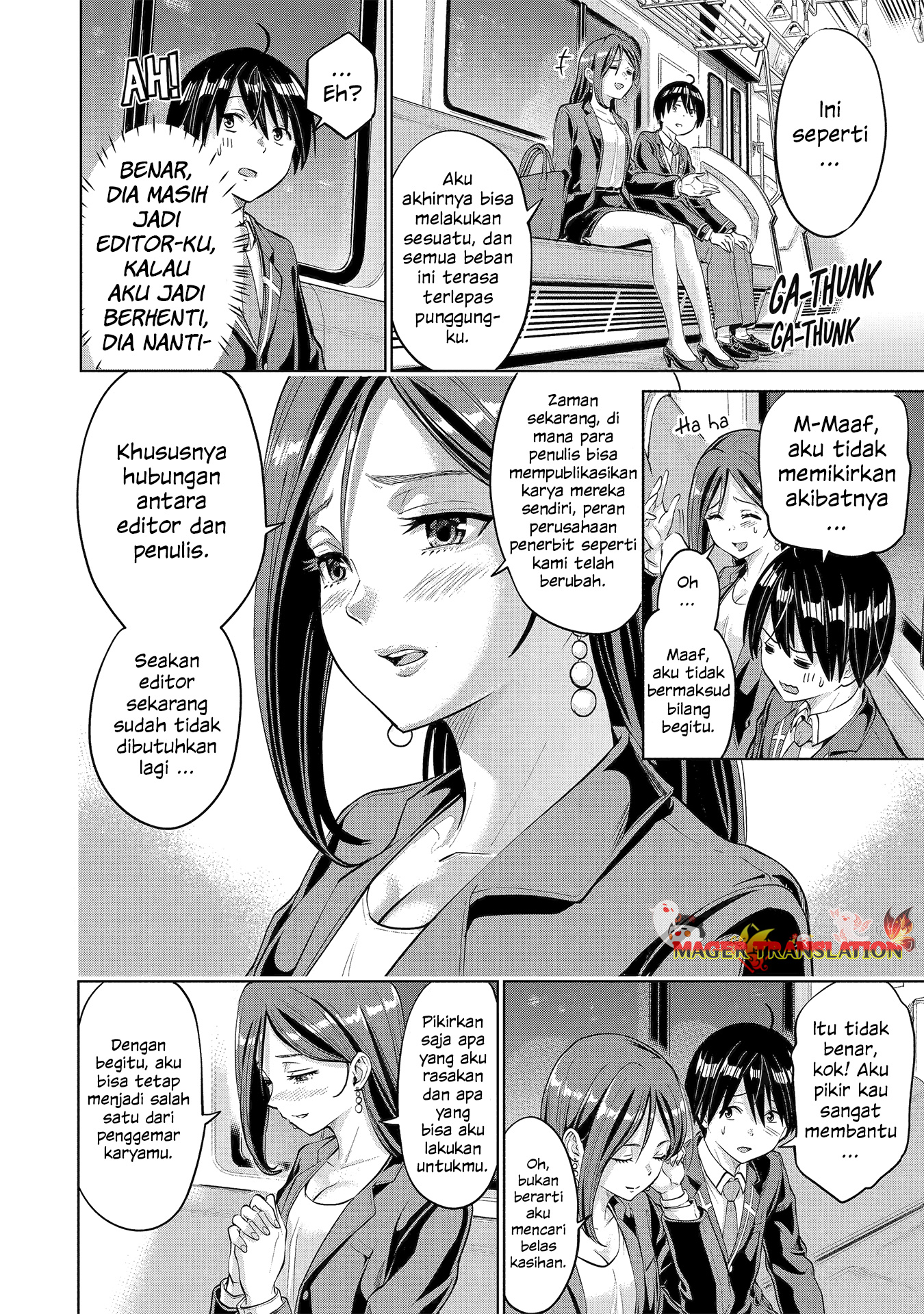 Koukousei WEB Sakka no Mote Seikatsu “Anta ga Kami Sakka na Wakenai desho” to Boku wo Futta Osananajimi ga Koukaishiteru kedo Mou Osoi Chapter 2 Gambar 5