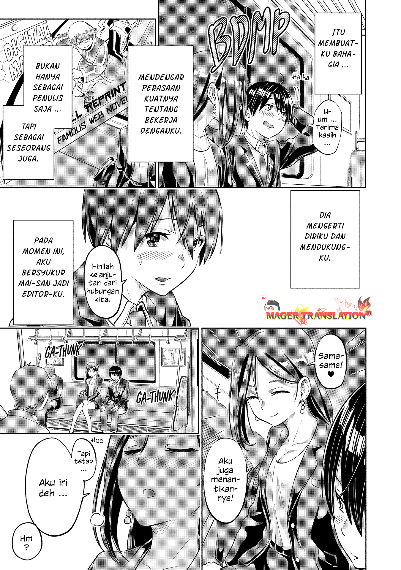 Koukousei WEB Sakka no Mote Seikatsu “Anta ga Kami Sakka na Wakenai desho” to Boku wo Futta Osananajimi ga Koukaishiteru kedo Mou Osoi Chapter 2 Gambar 8