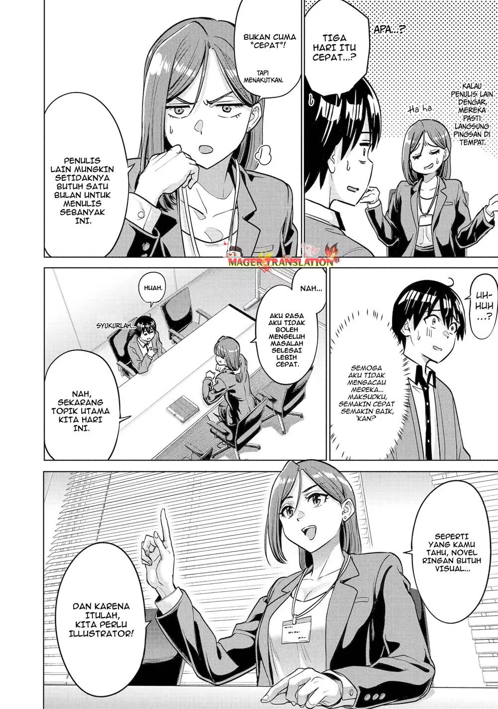 Koukousei WEB Sakka no Mote Seikatsu “Anta ga Kami Sakka na Wakenai desho” to Boku wo Futta Osananajimi ga Koukaishiteru kedo Mou Osoi Chapter 20 Gambar 19