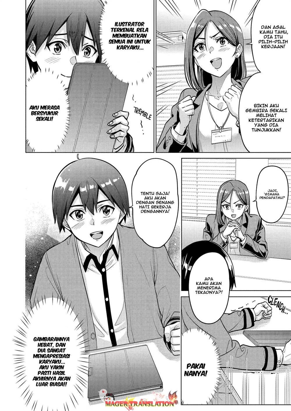 Koukousei WEB Sakka no Mote Seikatsu “Anta ga Kami Sakka na Wakenai desho” to Boku wo Futta Osananajimi ga Koukaishiteru kedo Mou Osoi Chapter 21 Gambar 8