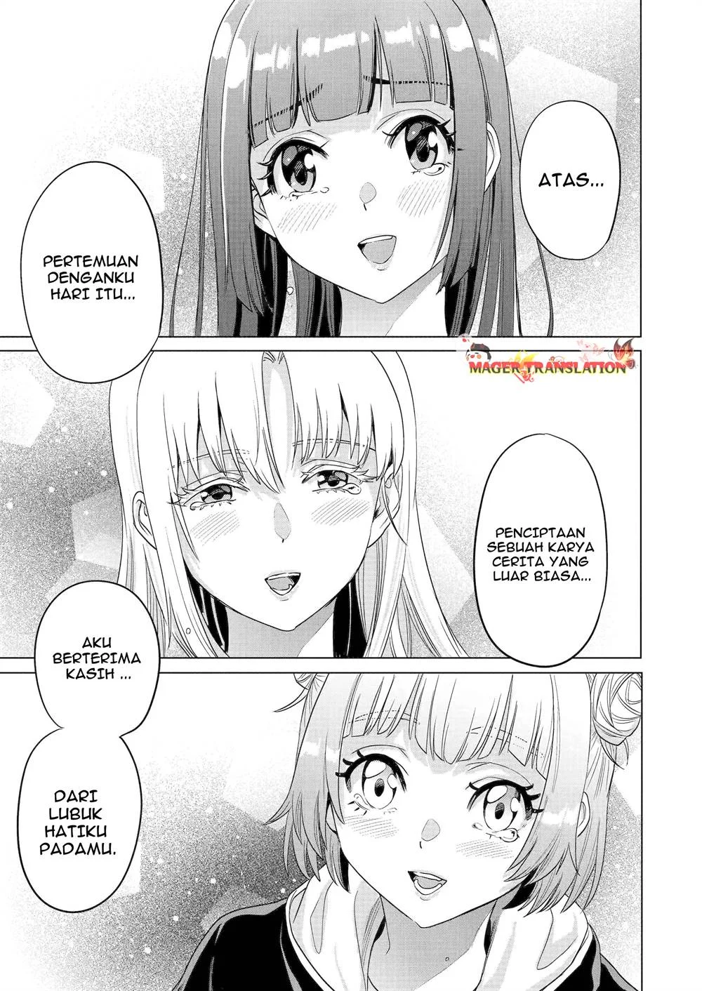 Koukousei WEB Sakka no Mote Seikatsu “Anta ga Kami Sakka na Wakenai desho” to Boku wo Futta Osananajimi ga Koukaishiteru kedo Mou Osoi Chapter 22 Gambar 22