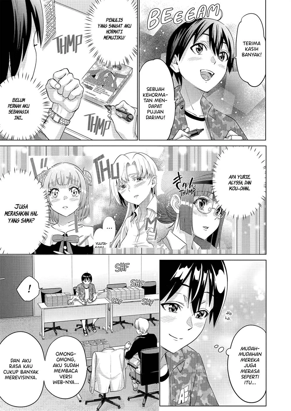 Koukousei WEB Sakka no Mote Seikatsu “Anta ga Kami Sakka na Wakenai desho” to Boku wo Futta Osananajimi ga Koukaishiteru kedo Mou Osoi Chapter 23 Gambar 10