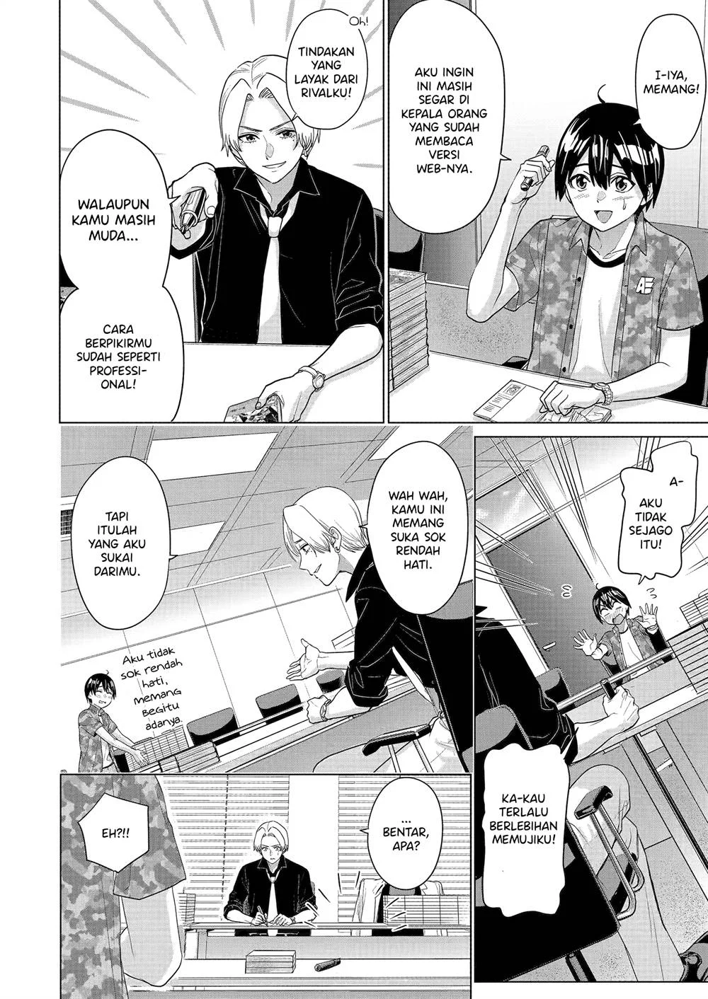 Koukousei WEB Sakka no Mote Seikatsu “Anta ga Kami Sakka na Wakenai desho” to Boku wo Futta Osananajimi ga Koukaishiteru kedo Mou Osoi Chapter 23 Gambar 11