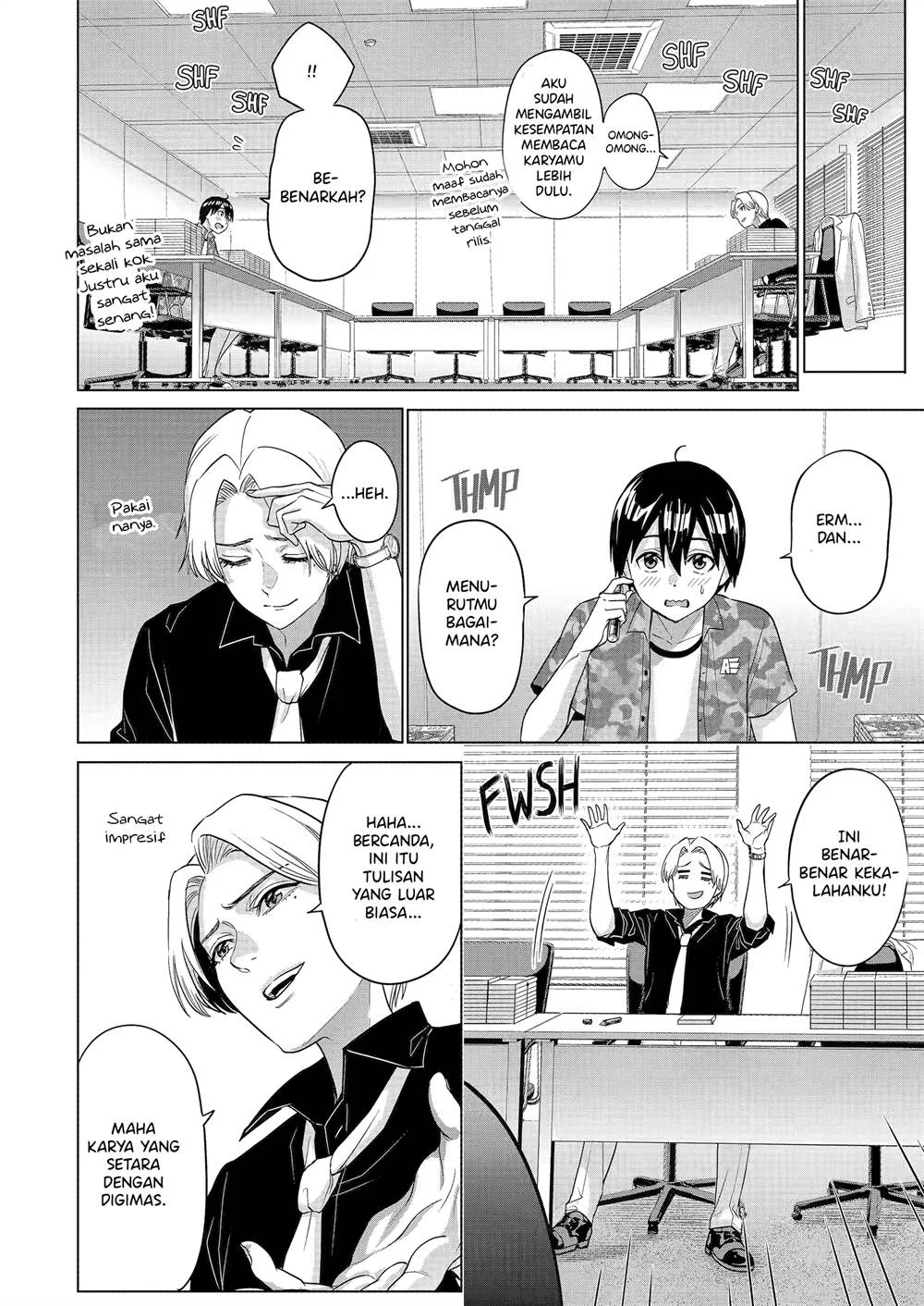 Koukousei WEB Sakka no Mote Seikatsu “Anta ga Kami Sakka na Wakenai desho” to Boku wo Futta Osananajimi ga Koukaishiteru kedo Mou Osoi Chapter 23 Gambar 9