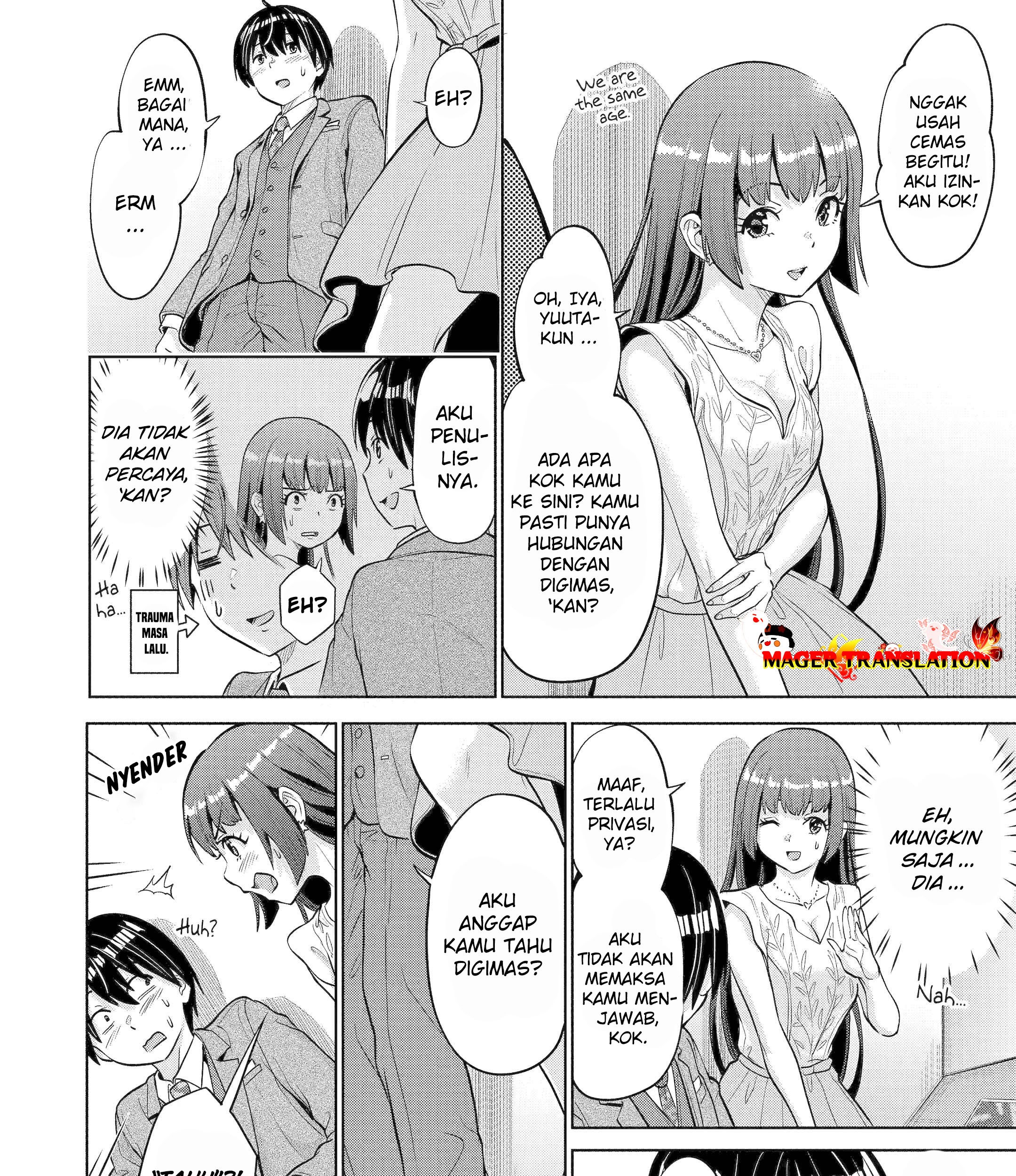 Koukousei WEB Sakka no Mote Seikatsu “Anta ga Kami Sakka na Wakenai desho” to Boku wo Futta Osananajimi ga Koukaishiteru kedo Mou Osoi Chapter 3 Gambar 20