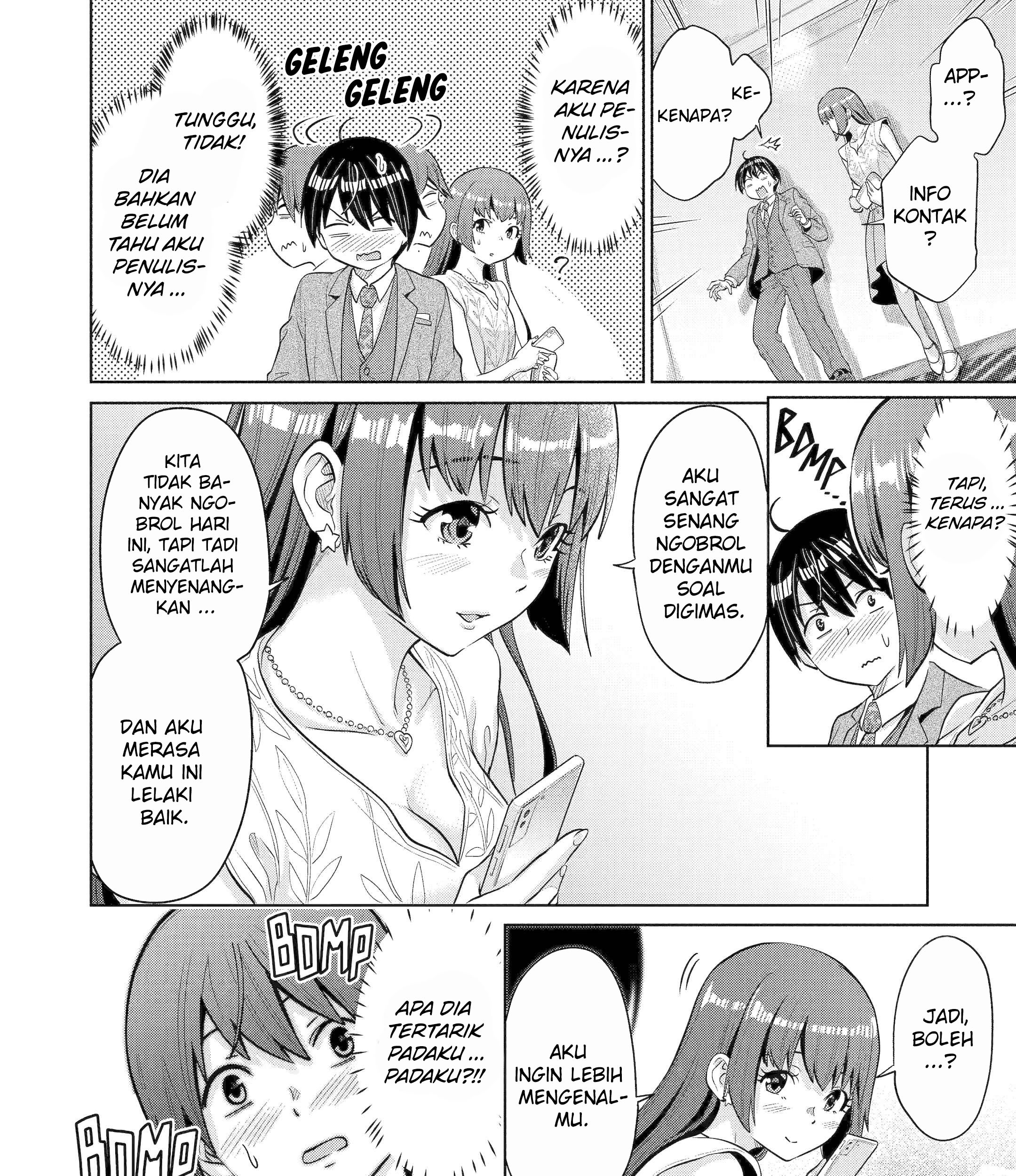 Koukousei WEB Sakka no Mote Seikatsu “Anta ga Kami Sakka na Wakenai desho” to Boku wo Futta Osananajimi ga Koukaishiteru kedo Mou Osoi Chapter 3 Gambar 36