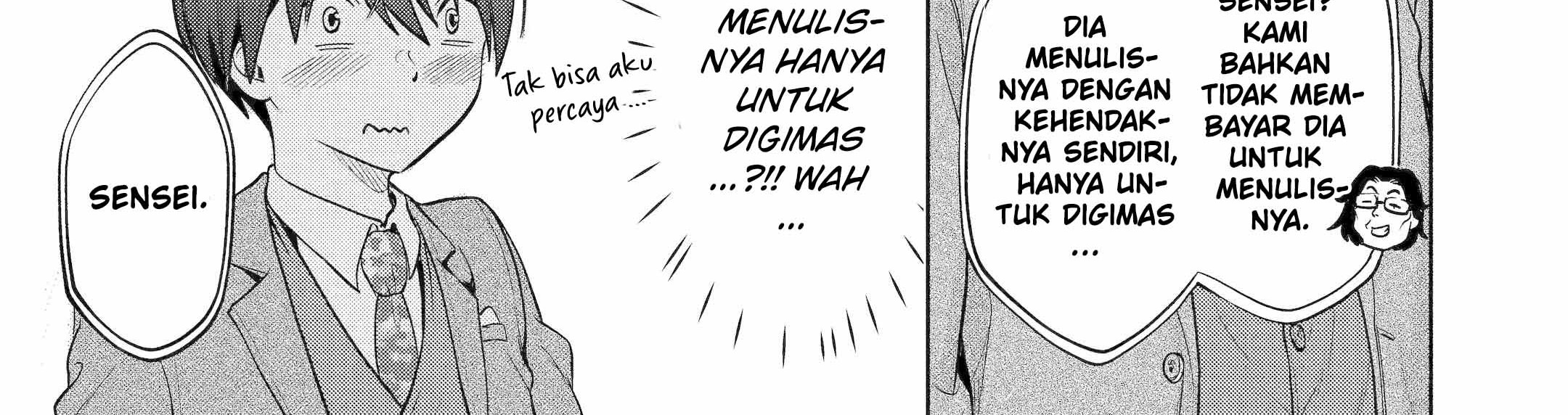 Koukousei WEB Sakka no Mote Seikatsu “Anta ga Kami Sakka na Wakenai desho” to Boku wo Futta Osananajimi ga Koukaishiteru kedo Mou Osoi Chapter 4 Gambar 35