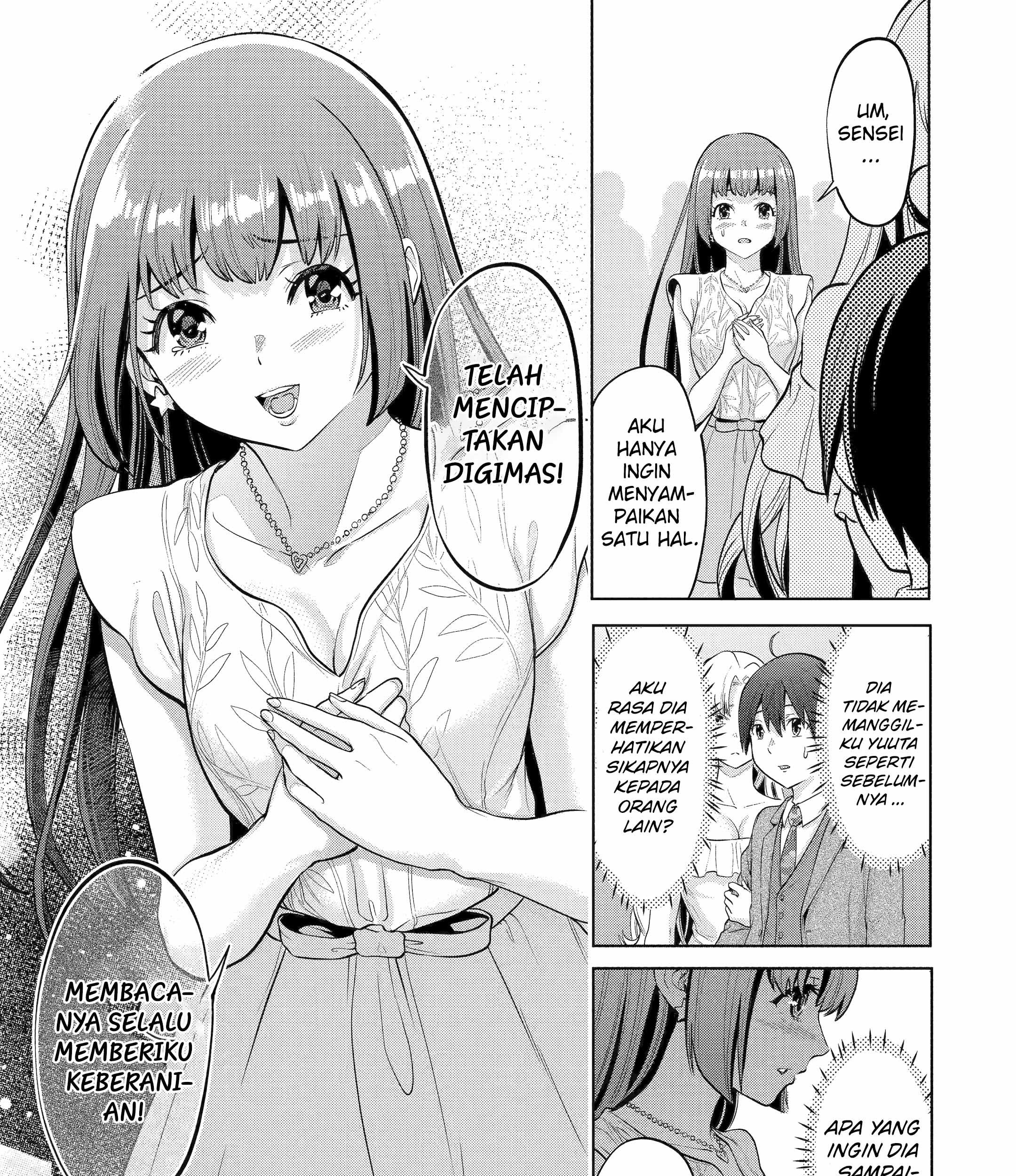 Koukousei WEB Sakka no Mote Seikatsu “Anta ga Kami Sakka na Wakenai desho” to Boku wo Futta Osananajimi ga Koukaishiteru kedo Mou Osoi Chapter 5 Gambar 22