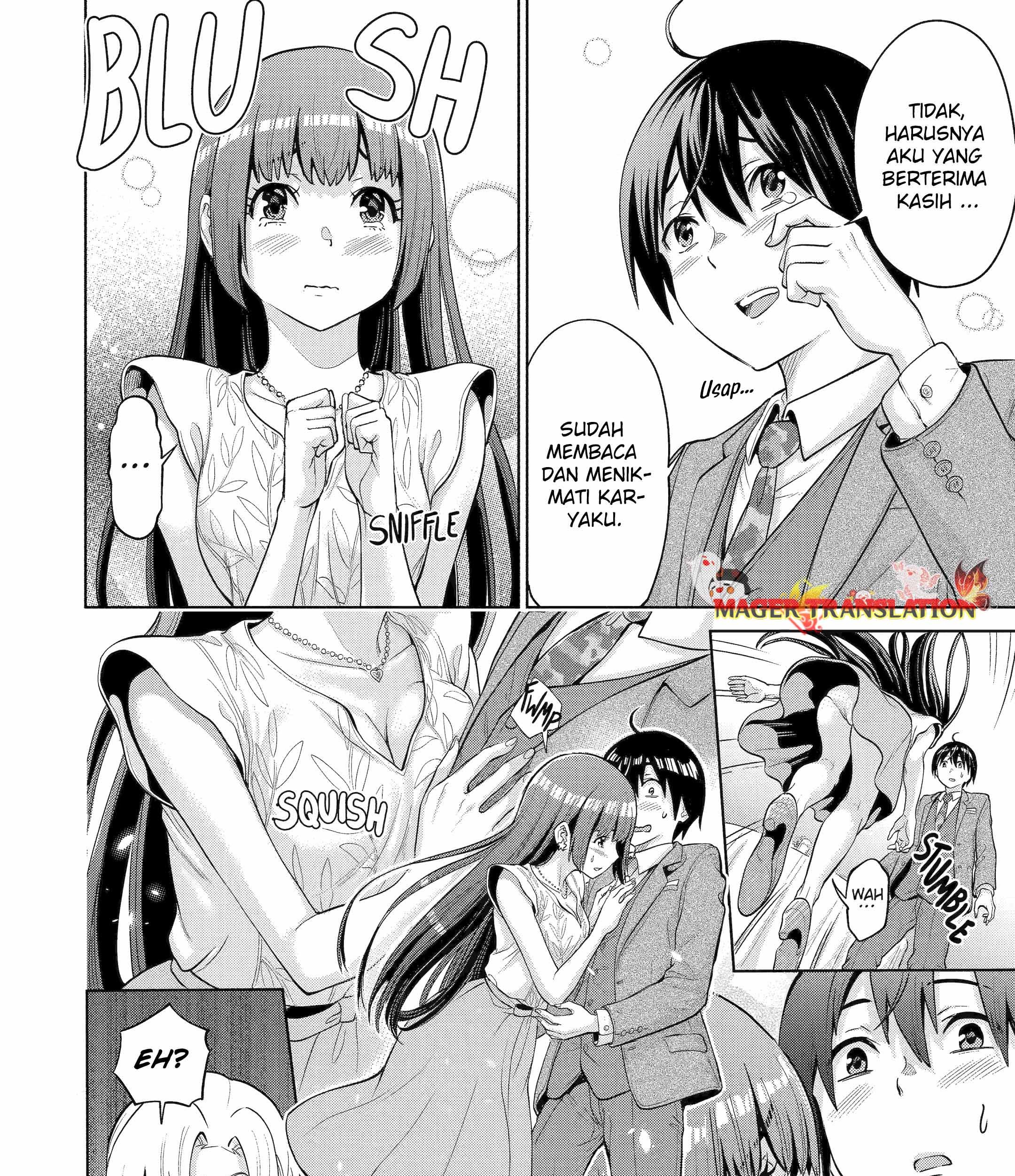 Koukousei WEB Sakka no Mote Seikatsu “Anta ga Kami Sakka na Wakenai desho” to Boku wo Futta Osananajimi ga Koukaishiteru kedo Mou Osoi Chapter 5 Gambar 28