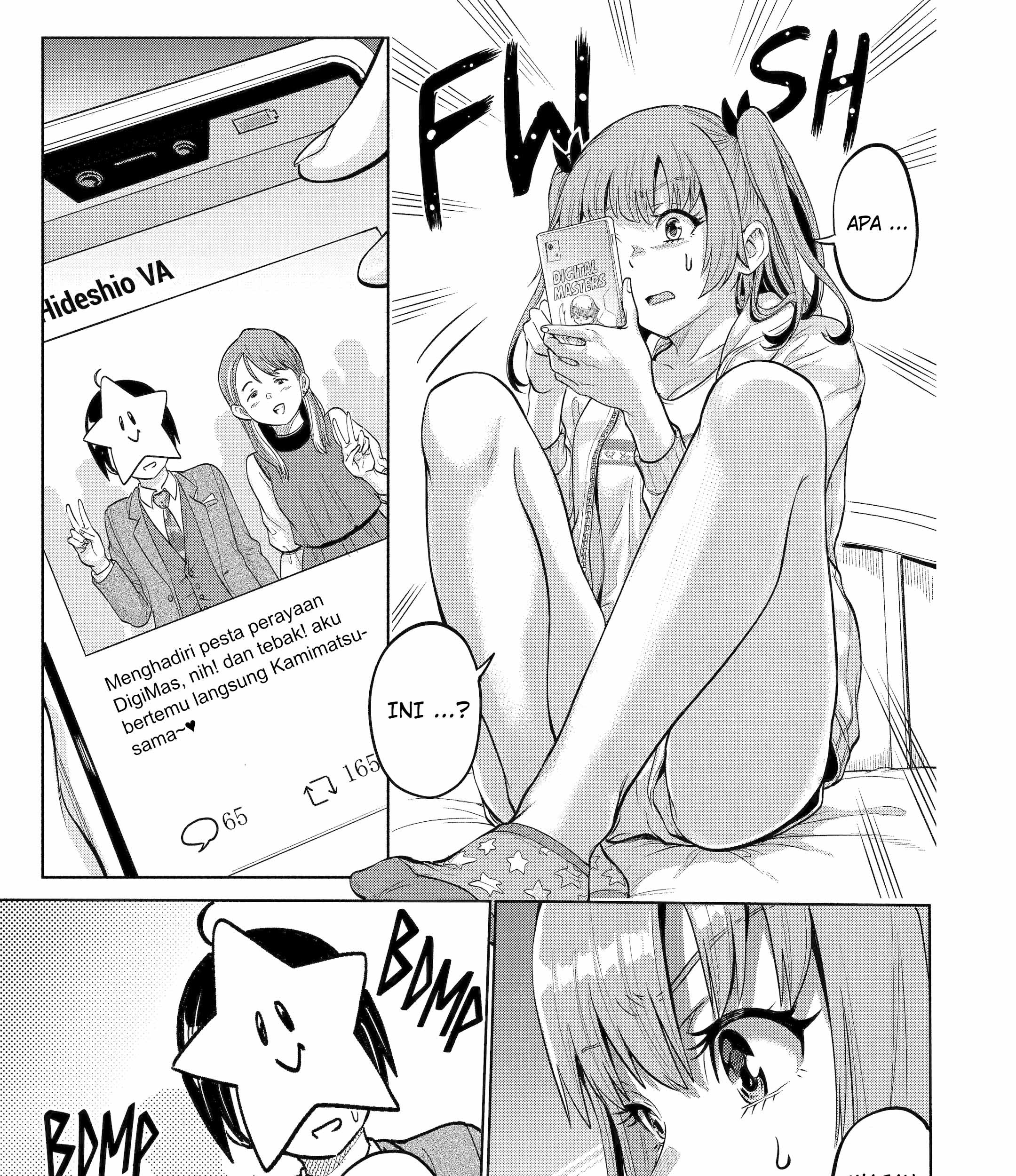 Koukousei WEB Sakka no Mote Seikatsu “Anta ga Kami Sakka na Wakenai desho” to Boku wo Futta Osananajimi ga Koukaishiteru kedo Mou Osoi Chapter 5 Gambar 46