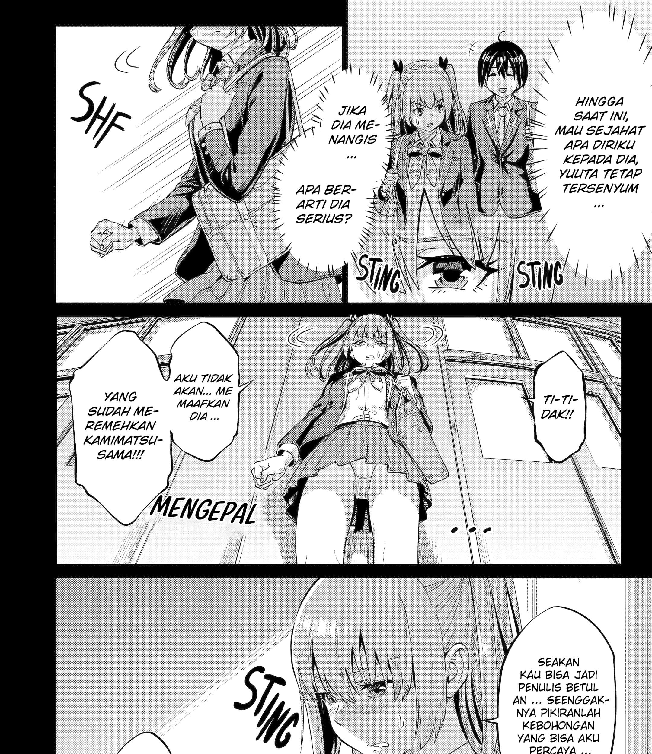 Koukousei WEB Sakka no Mote Seikatsu “Anta ga Kami Sakka na Wakenai desho” to Boku wo Futta Osananajimi ga Koukaishiteru kedo Mou Osoi Chapter 6 Gambar 9