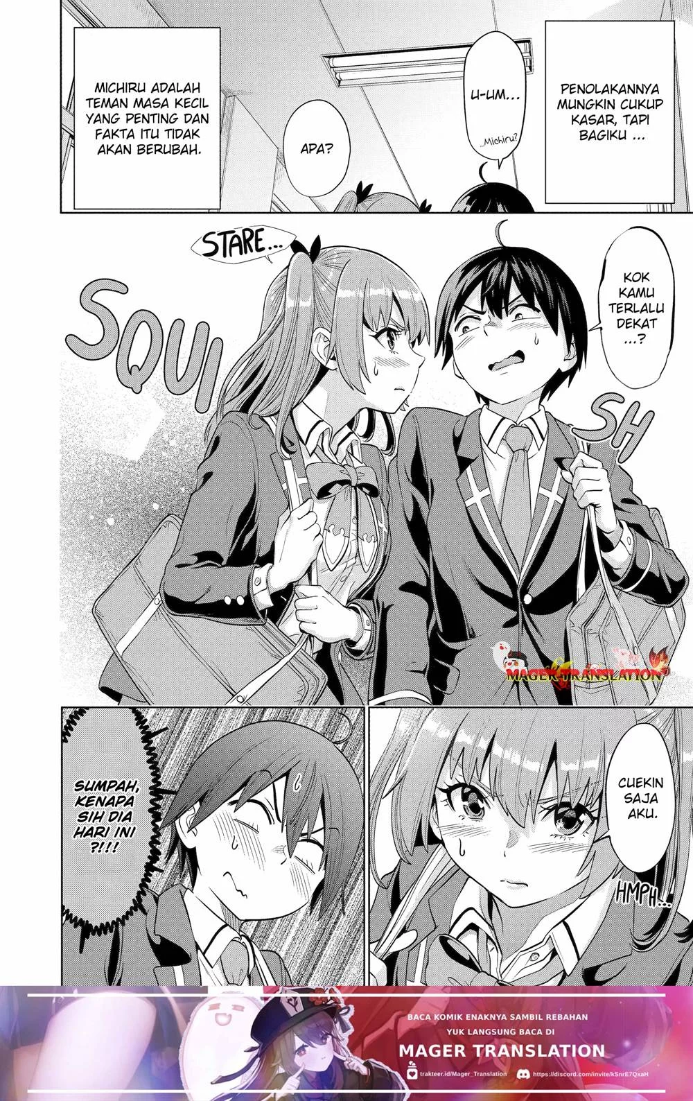 Koukousei WEB Sakka no Mote Seikatsu “Anta ga Kami Sakka na Wakenai desho” to Boku wo Futta Osananajimi ga Koukaishiteru kedo Mou Osoi Chapter 7 Gambar 25