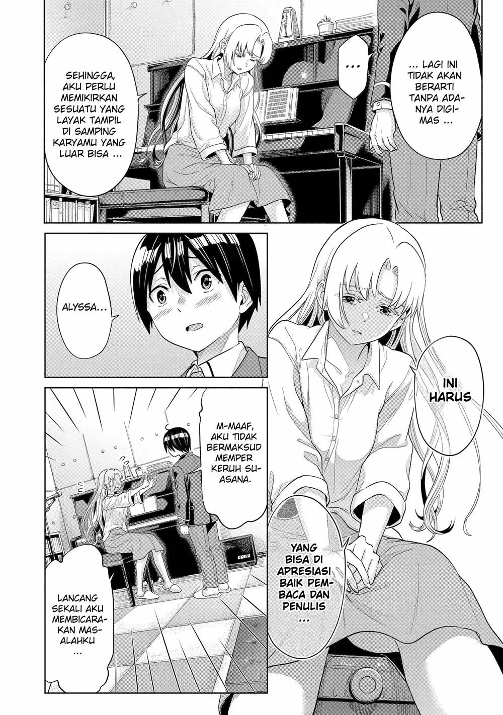 Koukousei WEB Sakka no Mote Seikatsu “Anta ga Kami Sakka na Wakenai desho” to Boku wo Futta Osananajimi ga Koukaishiteru kedo Mou Osoi Chapter 9 Gambar 17