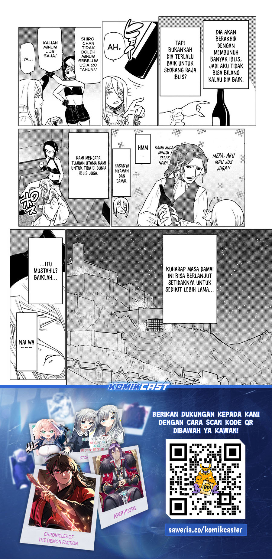 Kumo desu ga, Nani ka? Chapter 70.2 Gambar 16