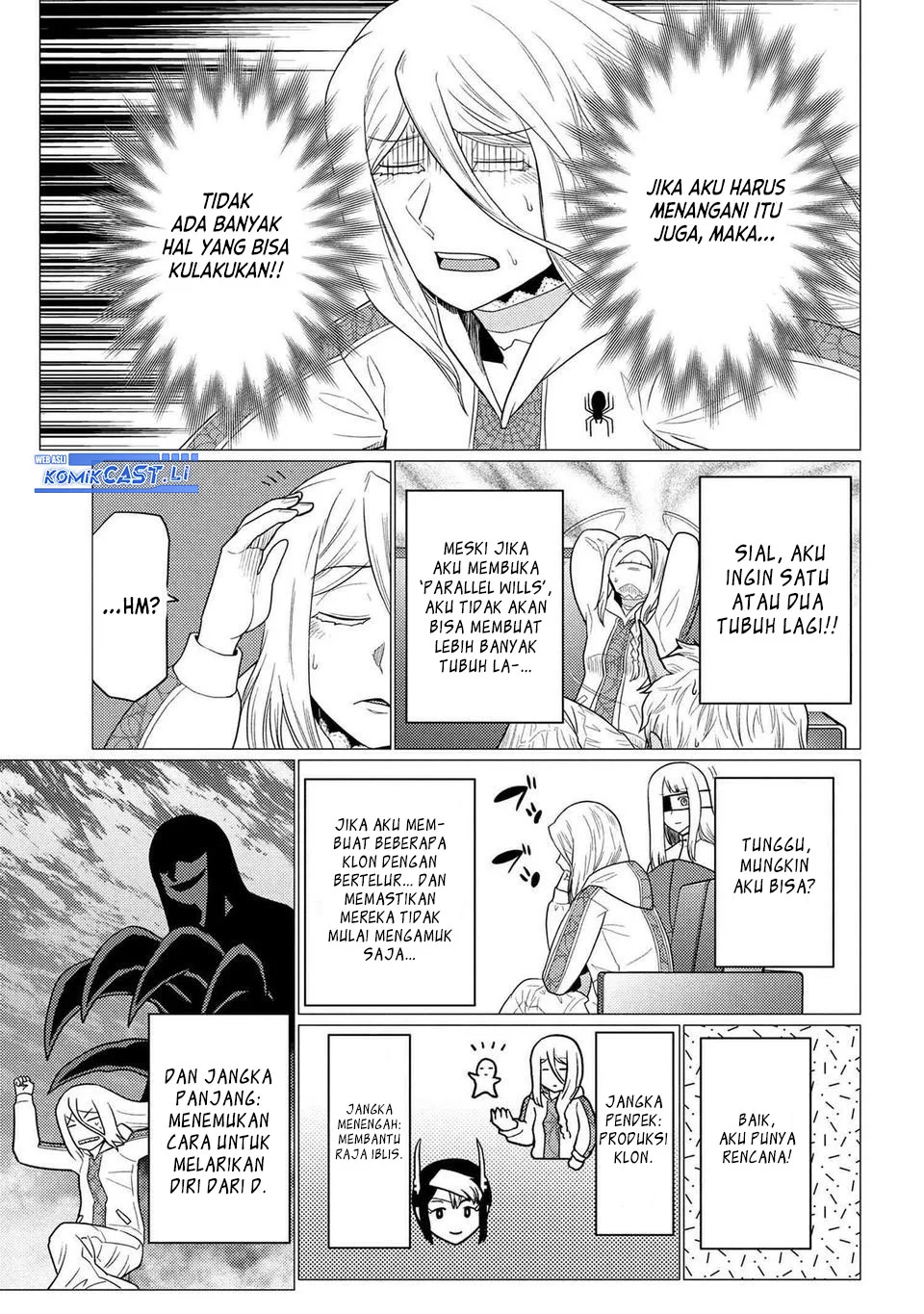 Kumo desu ga, Nani ka? Chapter 76.1 Gambar 13