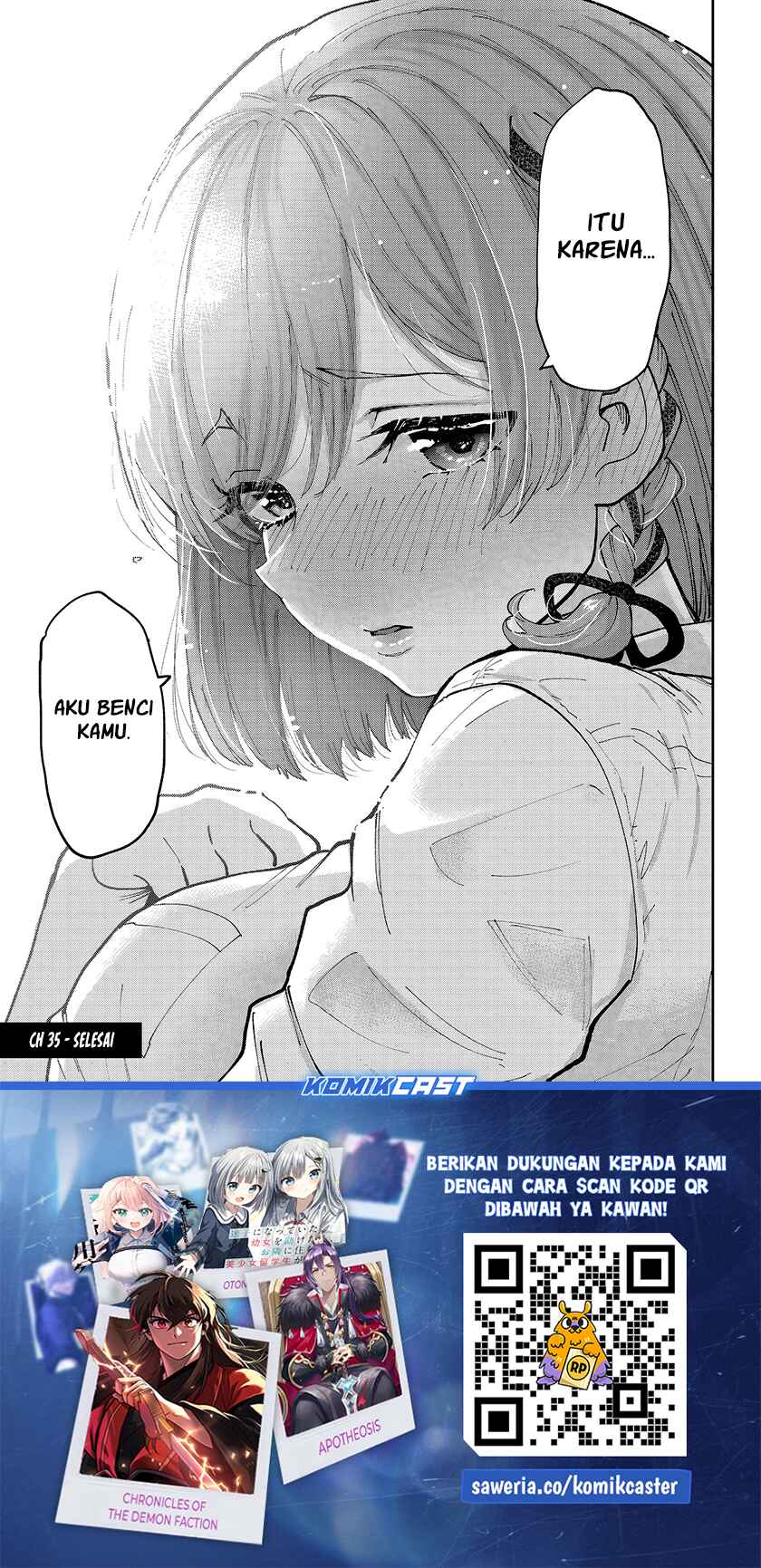 Kurasu no Daikirai na Joshi to Kekkon Suru Koto ni Natta Chapter 35 Gambar 23