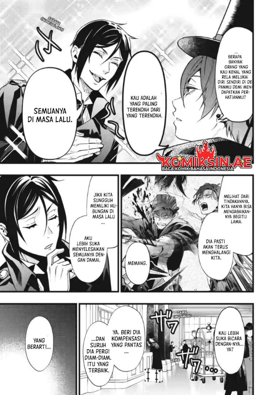 Kuroshitsuji Chapter 215 Gambar 24
