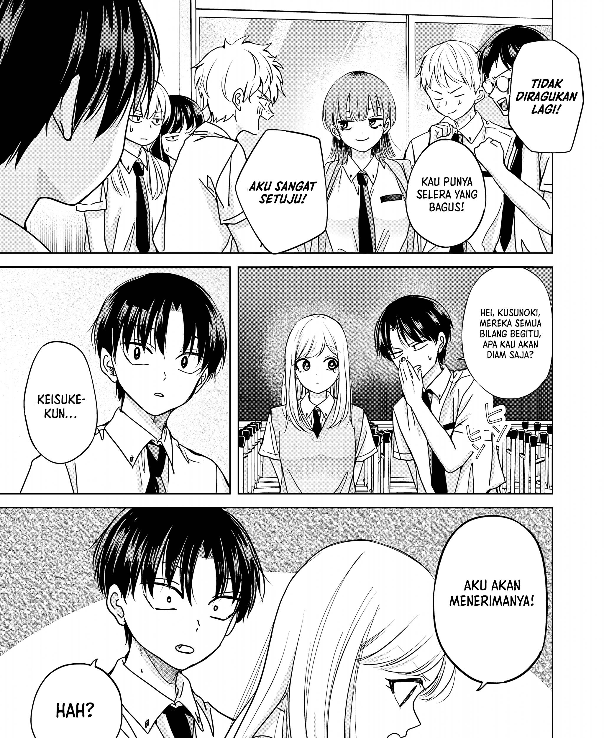 Kusunoki-san wa Koukou Debut ni Shippai shite Iru Chapter 32 Gambar 17