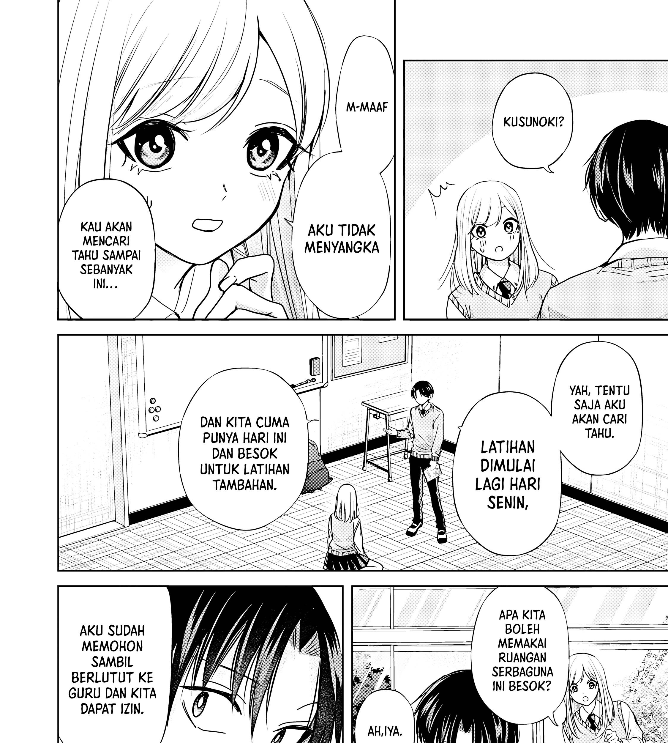 Kusunoki-san wa Koukou Debut ni Shippai shite Iru Chapter 35.1 Gambar 3