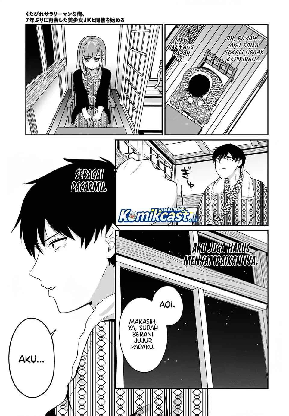 Kutabire Salarymen no Ore, 7nenburi ni Saikai shita Bishoujo JK to Dosei wo Hajimaru Chapter 16 Gambar 9