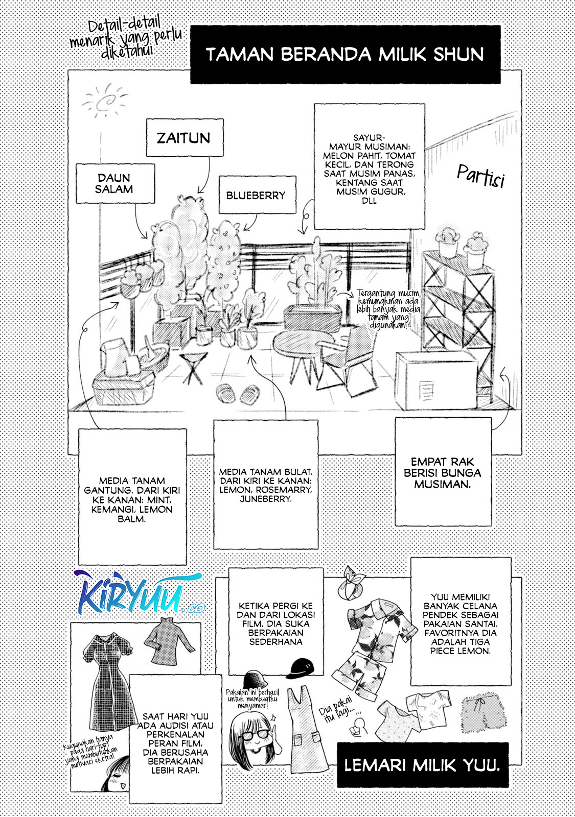 Baca Komik Kyou mo Veranda de Chapter 12.5 Gambar 1
