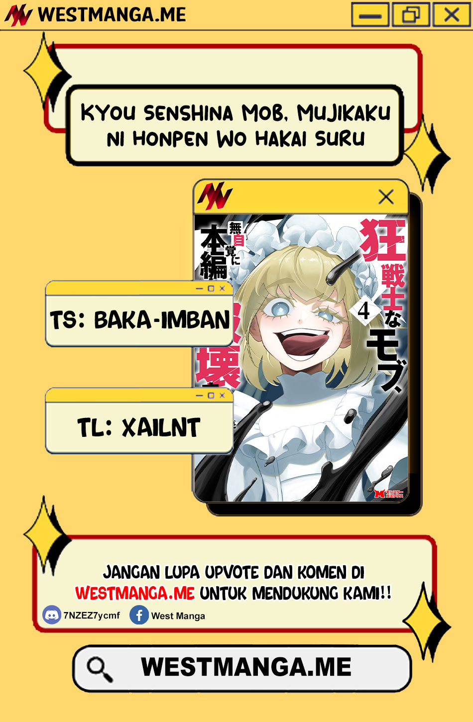 Baca  Kyou Senshina Mob, Mujikaku ni Honpen wo Hakai Suru Chapter 17 Gambar 2