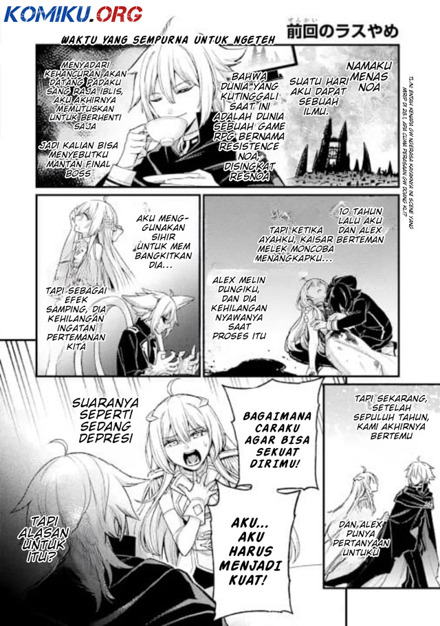 Baca  Last Boss, Yametemita ~Shujinkou ni Taosareta Furi Shite Jiyuu ni Ikitemita~ Chapter 29.1 Gambar 2