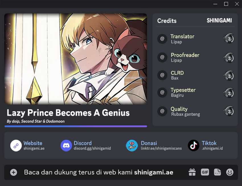 Baca Komik Lazy Prince Becomes a Genius Chapter 138 Gambar 1