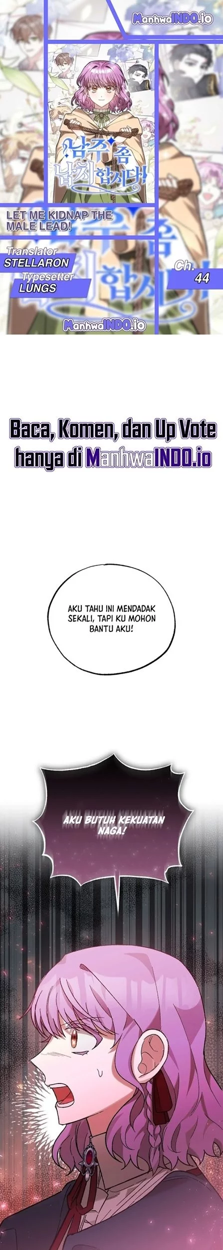 Baca Komik Let Me Kidnap the Male Lead! Chapter 44 Gambar 1