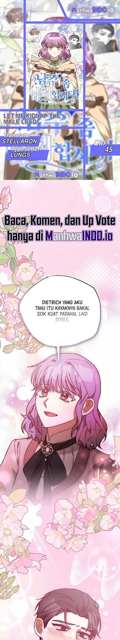 Baca Komik Let Me Kidnap the Male Lead! Chapter 45 Gambar 1