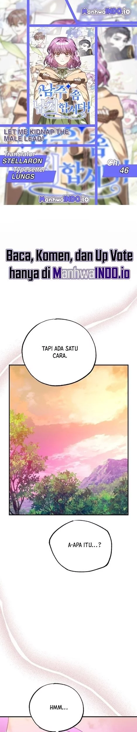 Baca Komik Let Me Kidnap the Male Lead! Chapter 46 Gambar 1