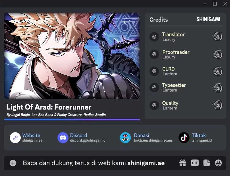 Baca Komik Light Of Arad: Forerunner Chapter 17 Gambar 1