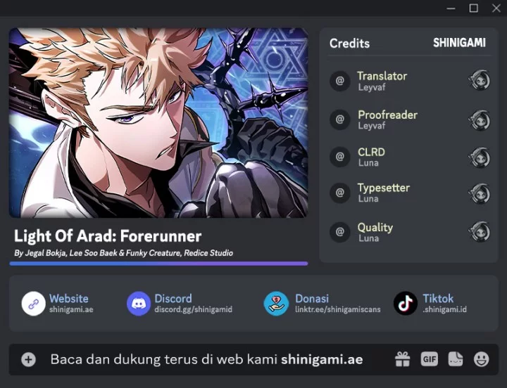 Baca Komik Light Of Arad: Forerunner Chapter 3 Gambar 1