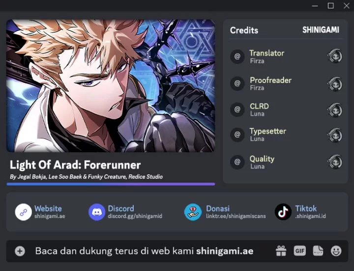 Baca Komik Light Of Arad: Forerunner Chapter 9 Gambar 1