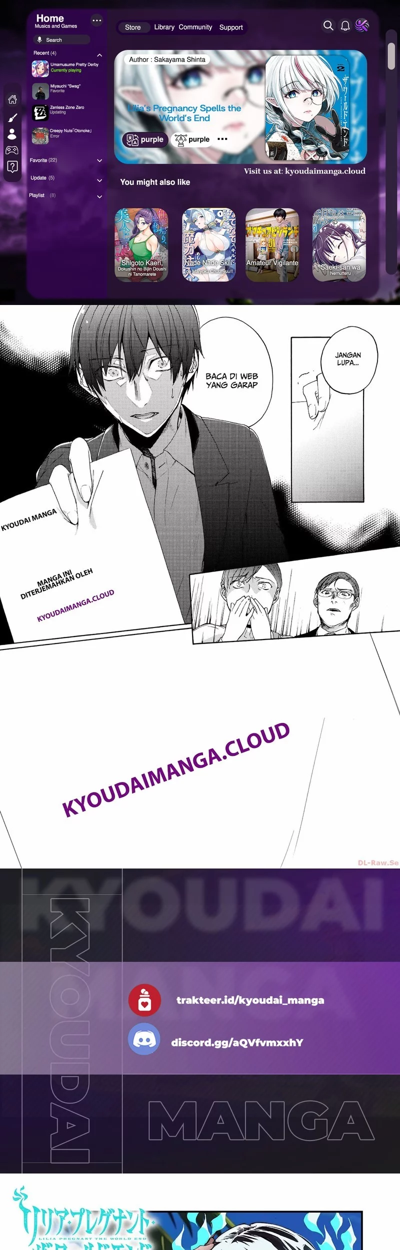 Baca Komik Lilia’s Pregnancy Spells the World’s End Chapter 13 Gambar 1