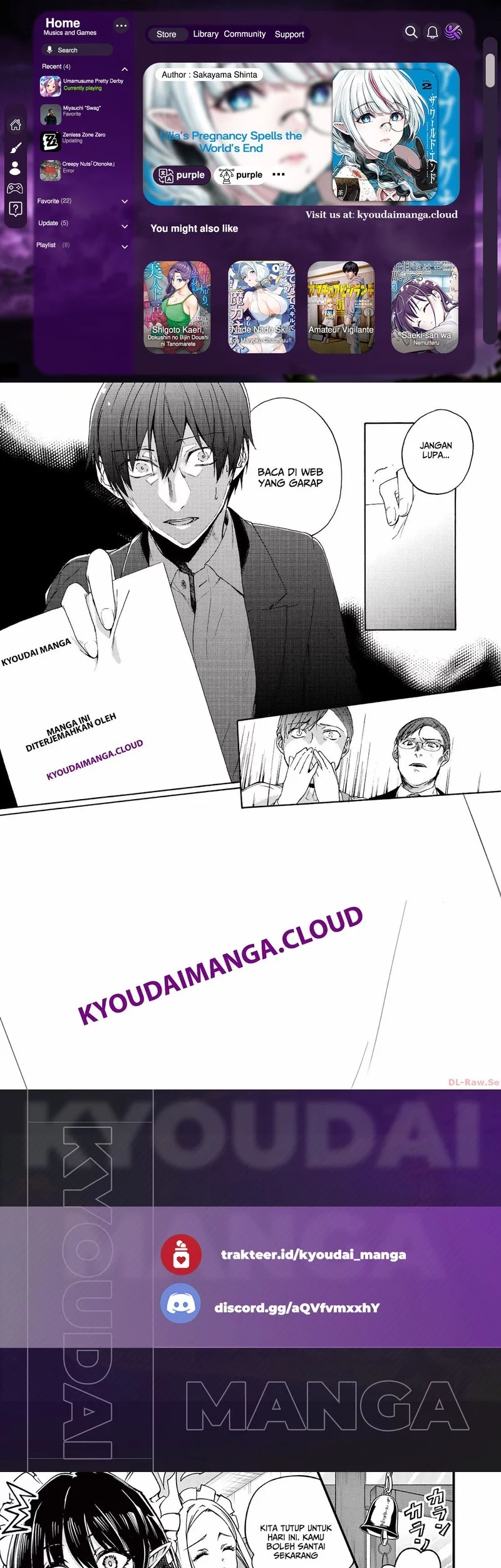 Baca Komik Lilia’s Pregnancy Spells the World’s End Chapter 14 Gambar 1