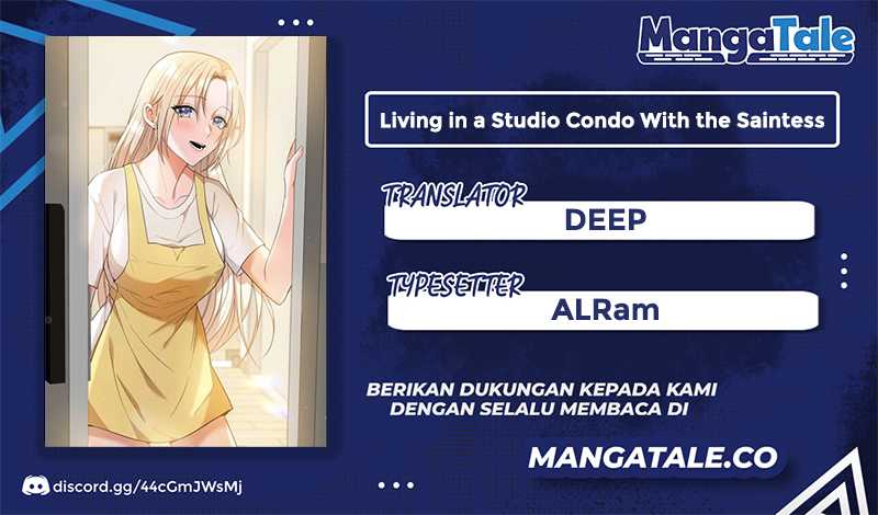 Baca Komik Living in a Studio Condo With the Saintess Chapter 1 Gambar 1